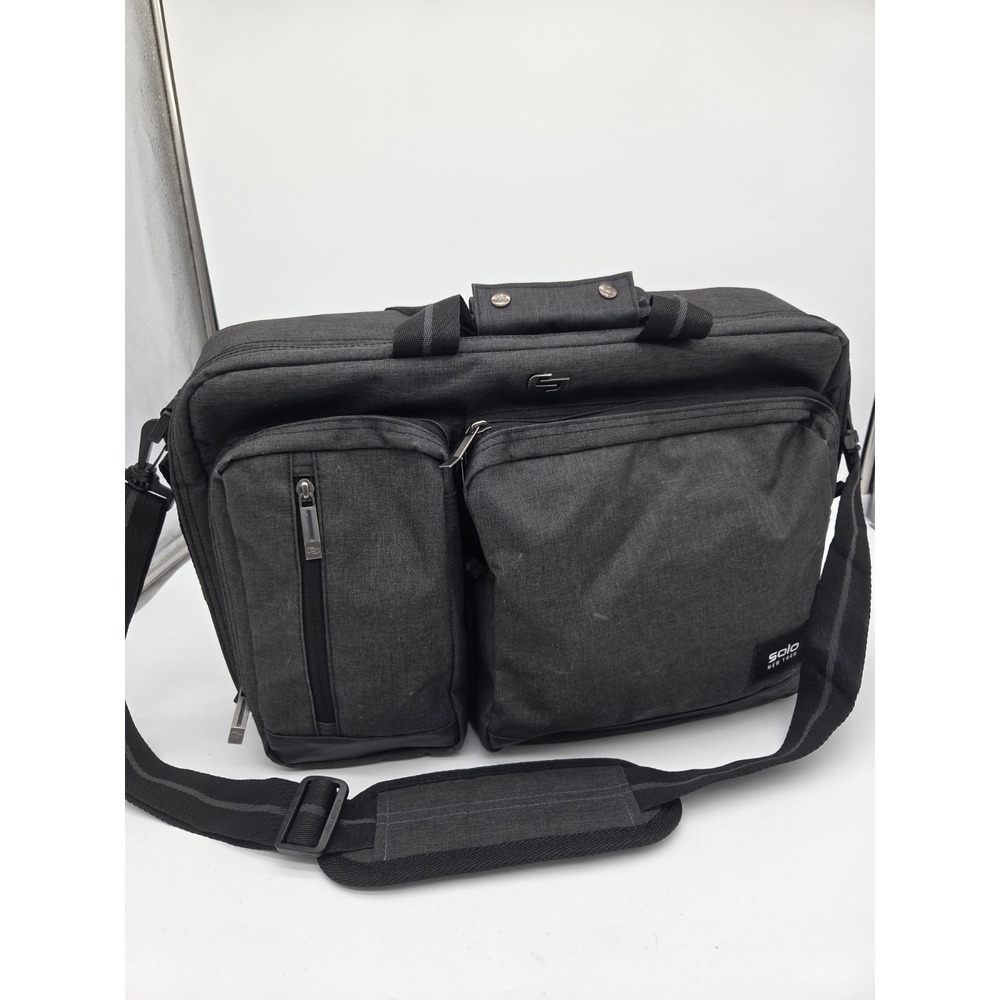 Solo New York NY Brand Duane Hybrid Briefcase Backpack Travel Work Tech bag
